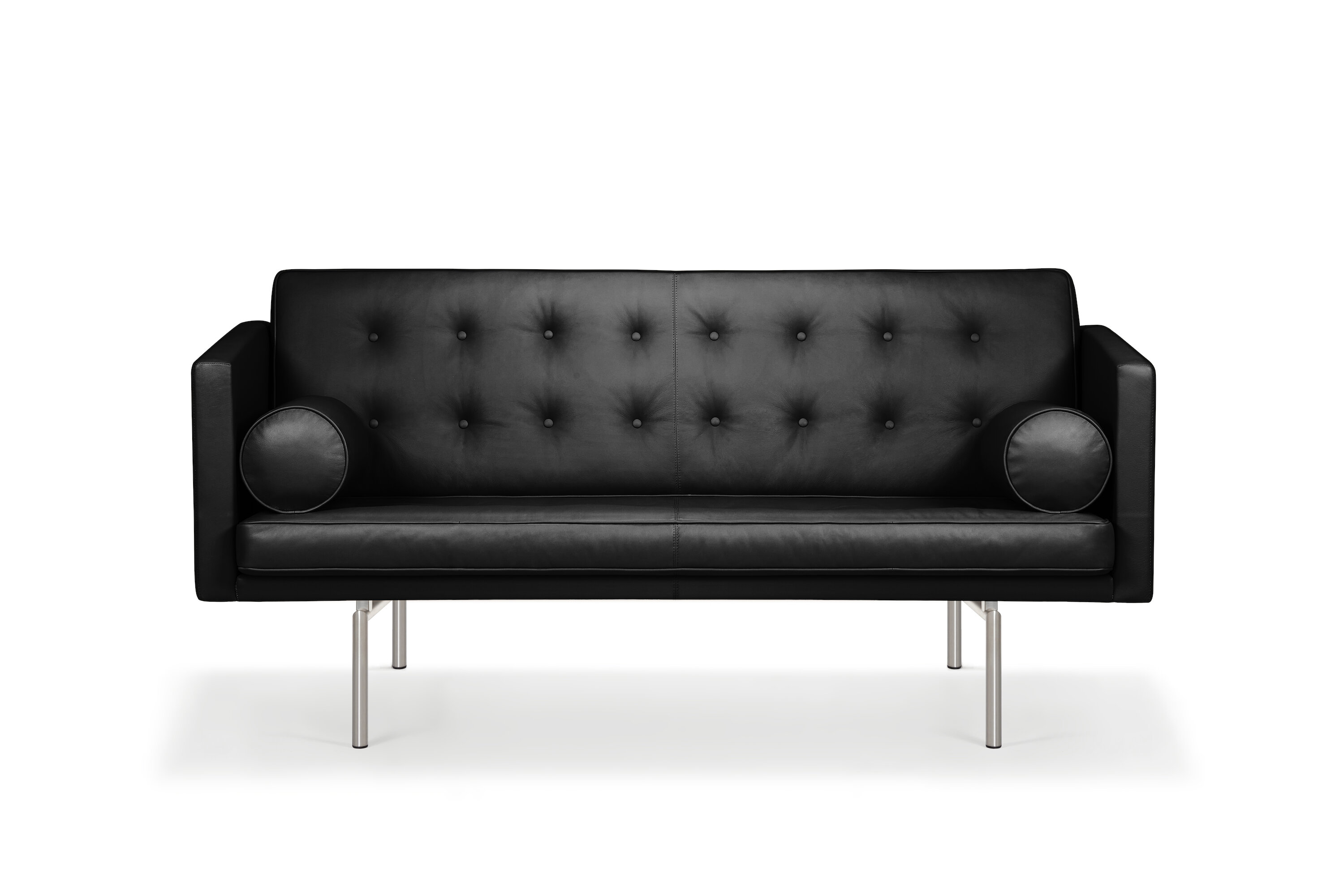 Ritzy 2 Seater Chrome Naturale Schwarz