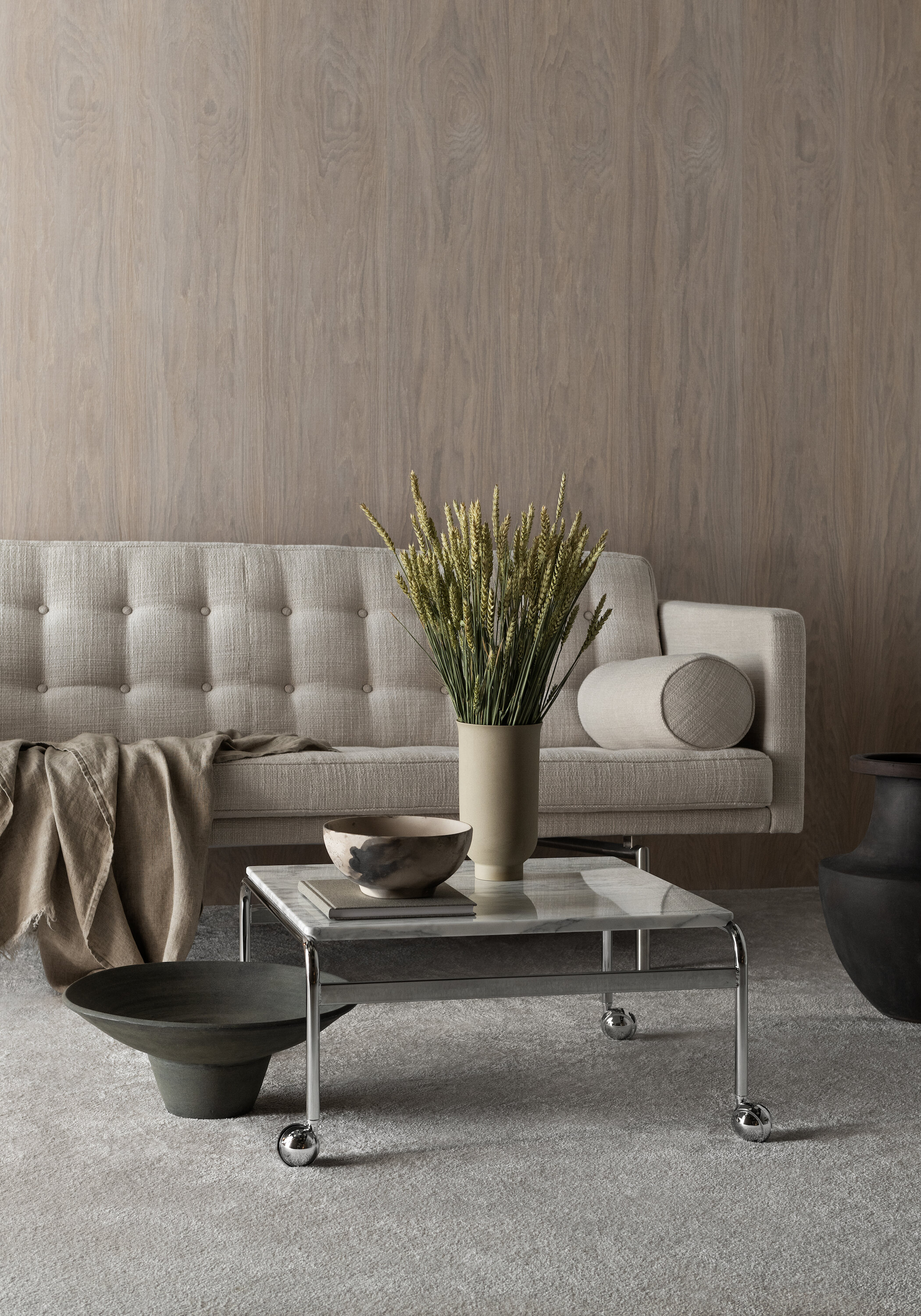 Karin table  carrara marble white 